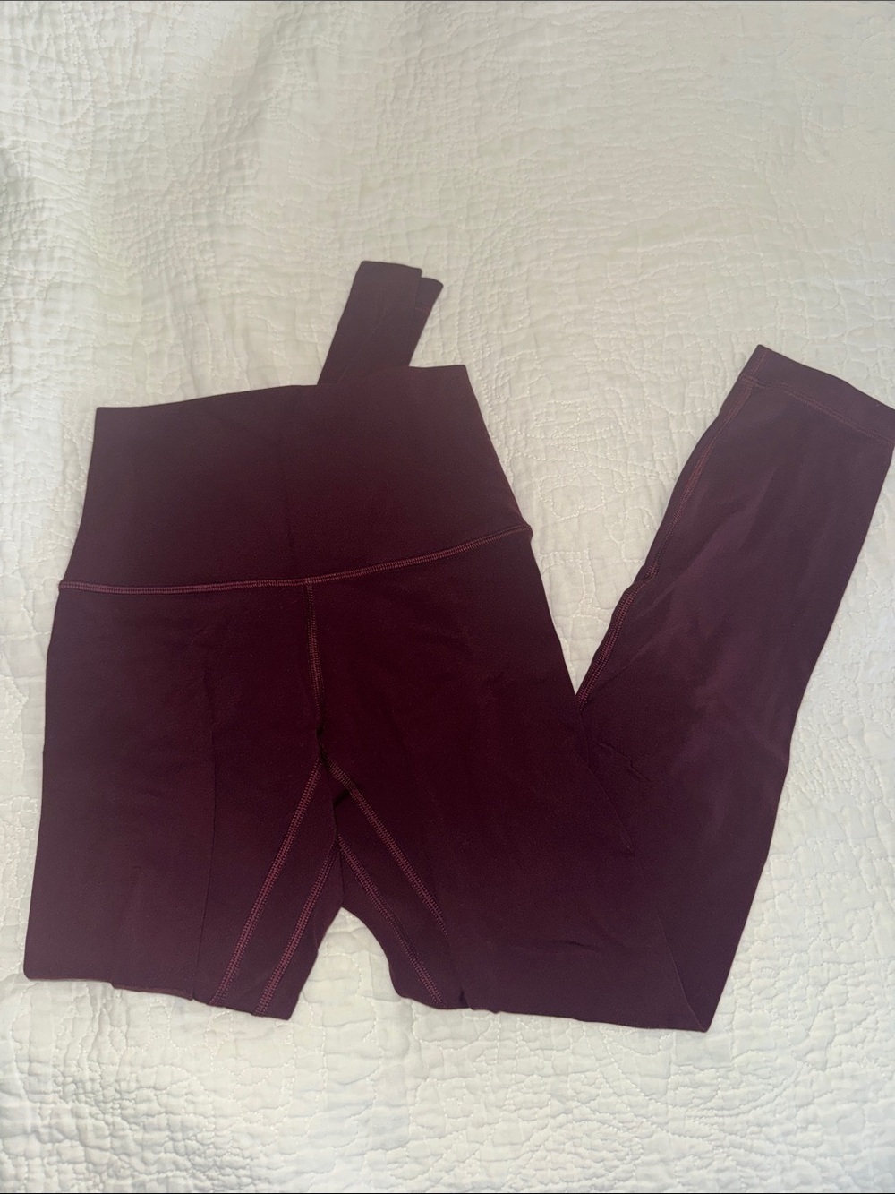 Lululemon Burgundy Leggings